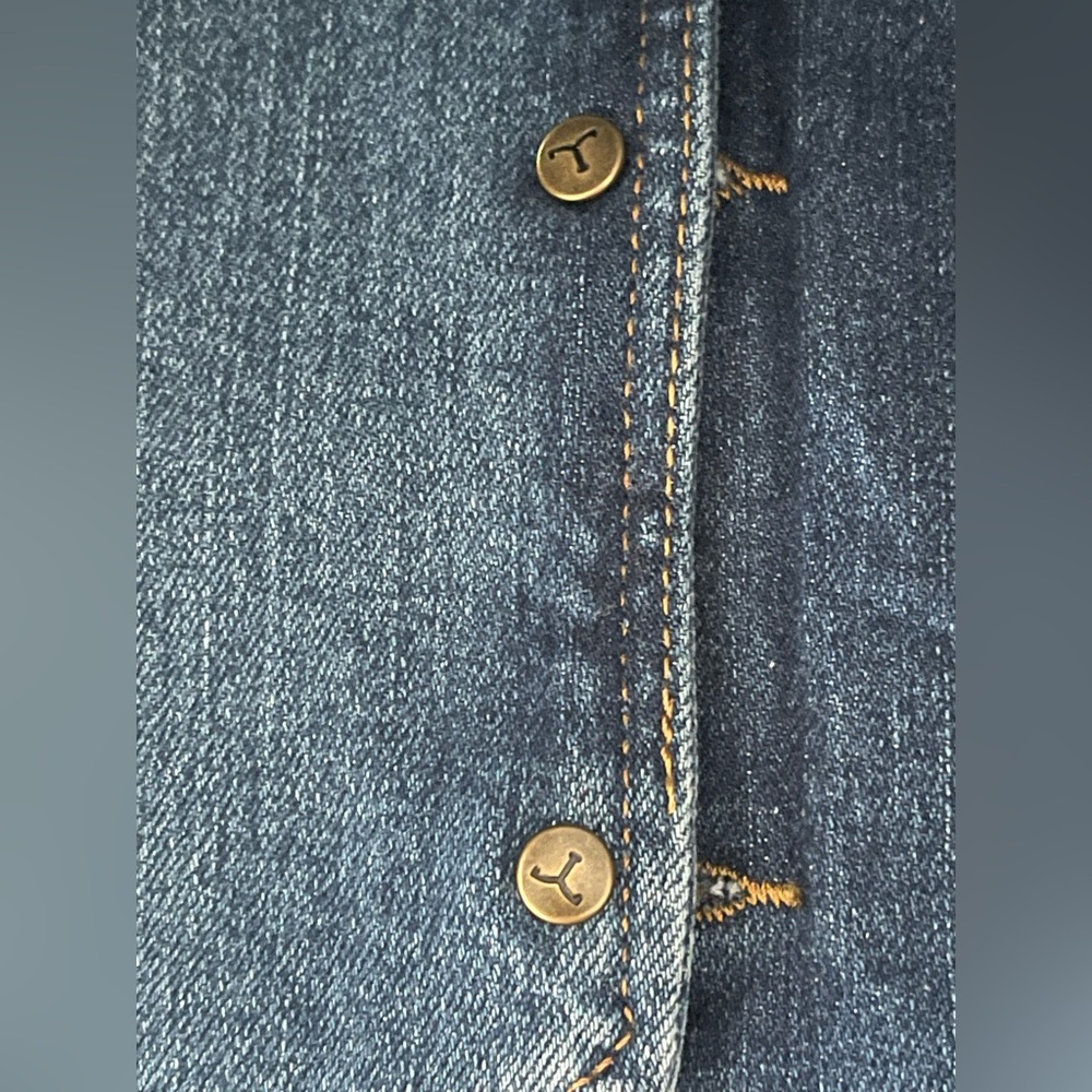 Tecovas Women's Denim Vest- XL - Picture 10 of 14